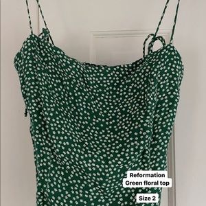 Reformation Floral Top